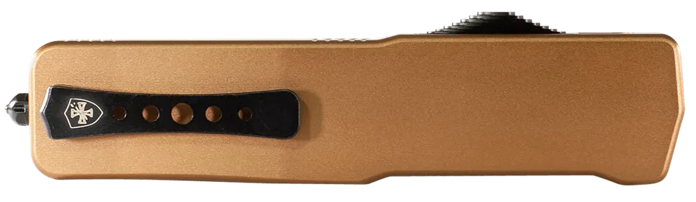 Templar Knife SAAB321 Premium LW Small OTF with D2 Steel Blade and Bronze Aluminum Handle