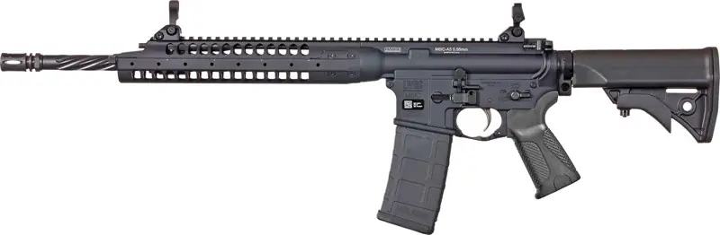 LWRC IC-A5 5.56 NATO Rifle - 16" Barrel, 30-Round Capacity, Black Finish