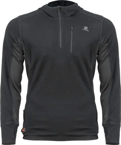 Mobile Warming Men's Merino Heated Shirt - Black, Large