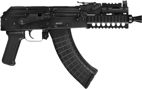 Pioneer Arms Hellpup Pro 7" 7.62x39 with 2-30 Round Synthetic Black Magazines