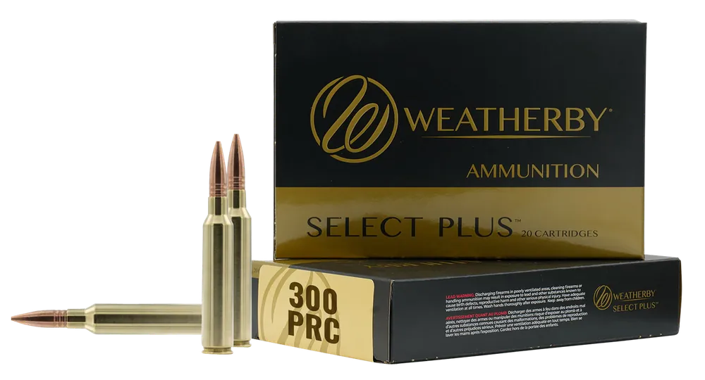 Weatherby Select Plus 300 PRC 180gr Swift Scirocco Ammunition - 20 Rounds per Box