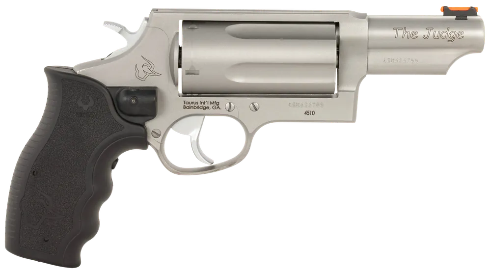 Taurus Judge Compact 45 Colt/.410 Bore with Viridian Laser and Stainless Steel Finish