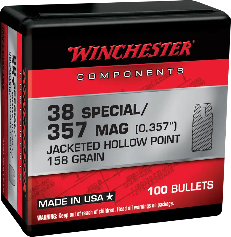 Winchester Ammo WB357H158X 357Mag 158gr JHP 100/Box