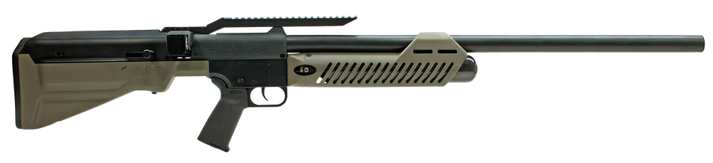 Umarex USA Hammer PCP .50 Cal Air Rifle with OD Green Stock and AR Magpul Grip