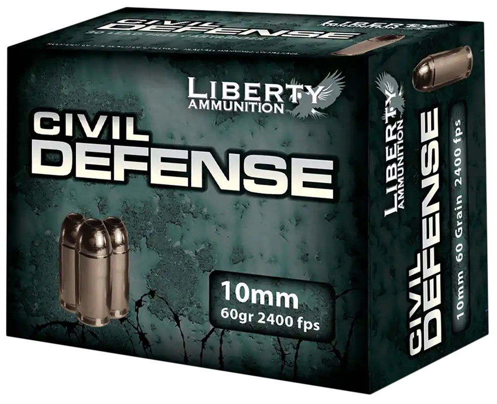 Liberty Ammunition 10mm Auto 60gr Lead-Free Hollow Point - 20/Box