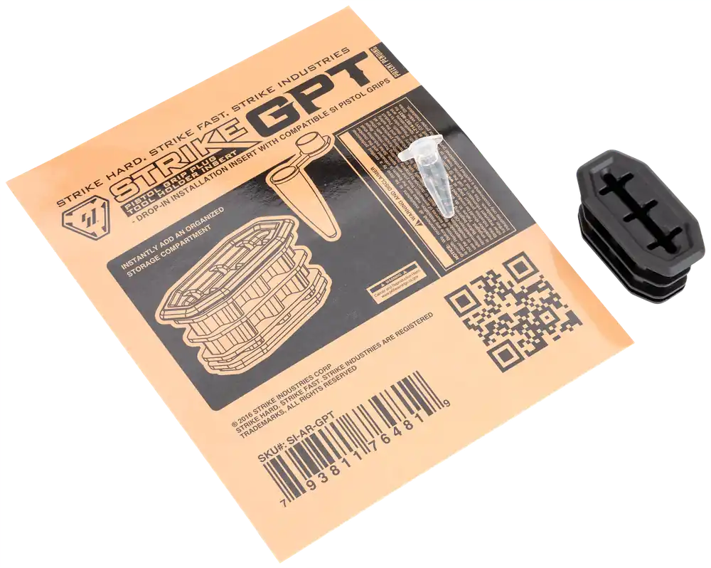Strike Industries ARGPT Grip Plug Tool for Pistol Grips - Black Storage Insert