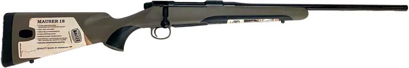 Mauser M18 Savanna .270 Win 22" Blued Tan Synthetic Threaded Barrel