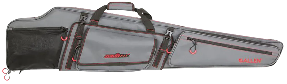 Allen Dakota 48" Gray Rifle Case with Red Accents and Organizer Pocket