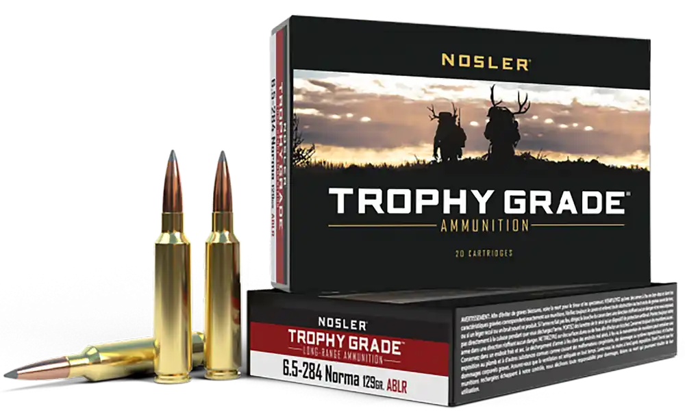Nosler Trophy Grade Long-Range 6.5x284 Norma 129gr AccuBond 20/Box