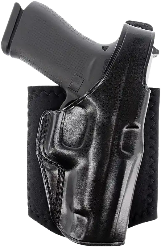 Galco AG800RB Ankle Glove Holster for Glock 43 - Right Handed, Black Neoprene