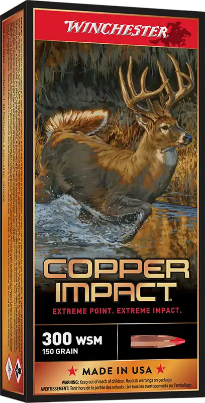 Winchester Ammo X300SCLF 300WSM 150gr Copper Extreme Point Lead-Free 20/Box