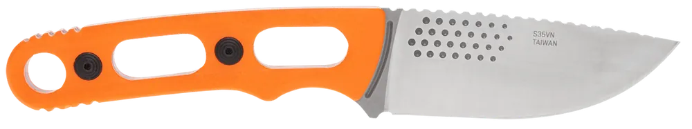 SOG Ether FX Fixed Blade Knife with Blaze Orange G10 Handle
