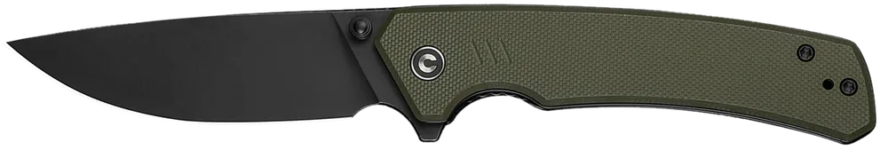 Civivi Merit Folding Knife with 3.28" Black Stonewashed Blade and OD Green G10 Handle