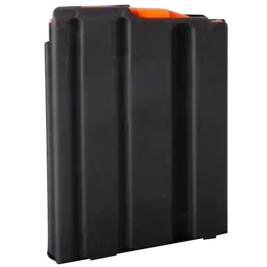 DuraMag 5-Round AR-15 Magazine for .223/300 Blackout/5.56 NATO - Black with Orange Follower