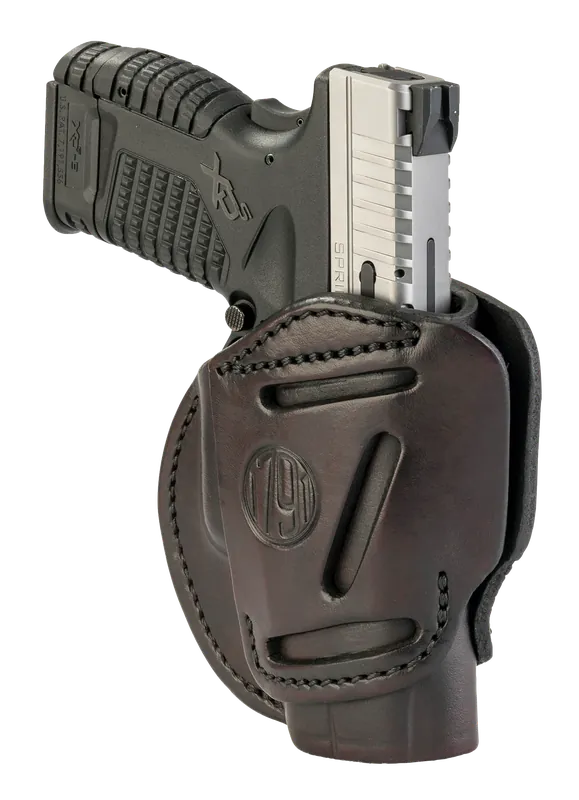 Versatile 1791 Gunleather 3-Way Holster for Springfield, Walther, and Taurus Models