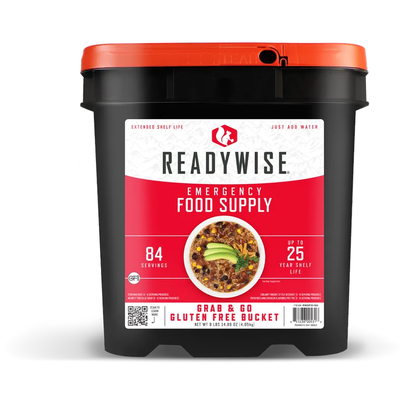 Gluten-Free Freeze-Dried Entrees - 84 Servings by ReadyWise