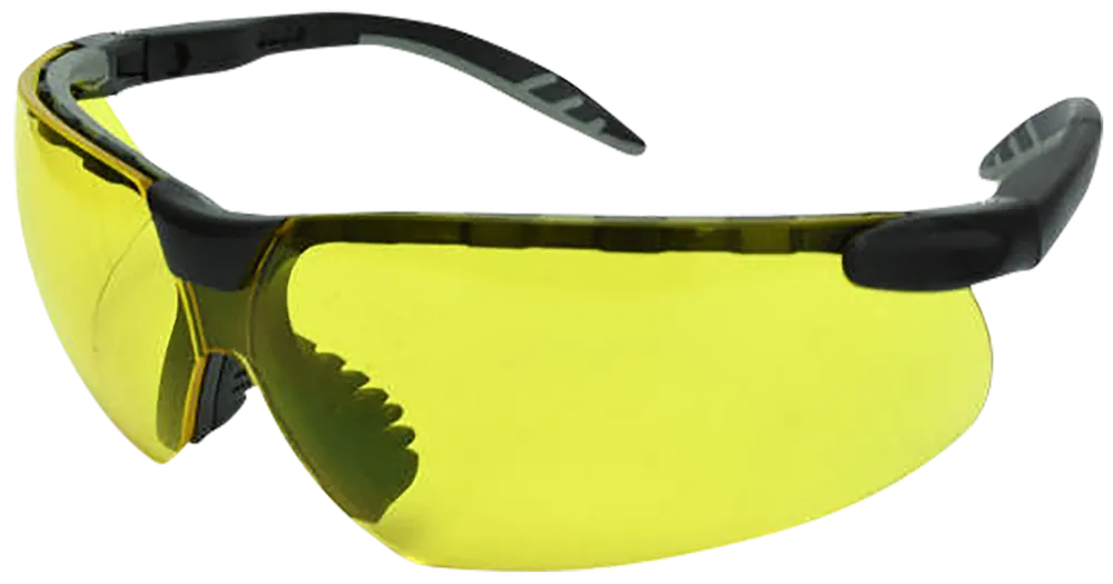 Radians CSB10541CS Amber Lens Ballistic Glasses with Black Frame