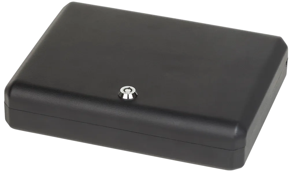 Bulldog BD1128 Personal Vault - Large Key Entry Black Steel Handgun Safe