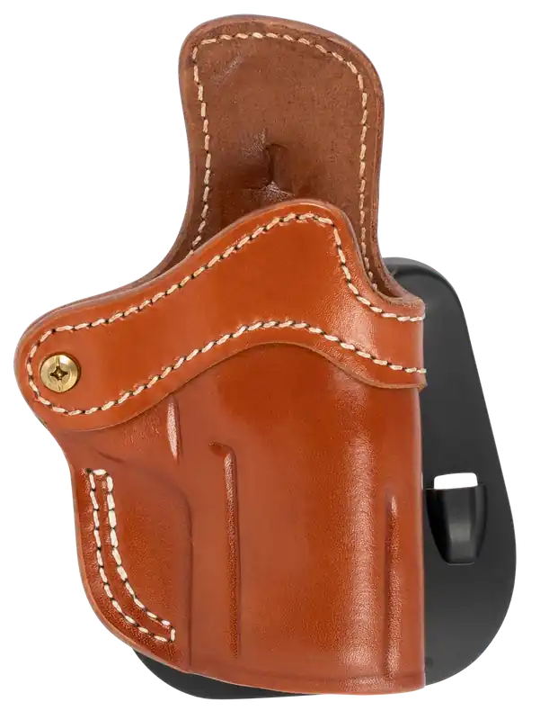 1791 Gunleather Optic Ready OWB Paddle Holster for FN 509/H&K VP9SK - Classic Brown Leather