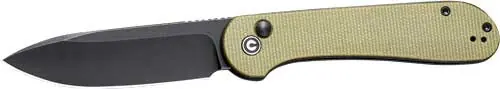 CIVIVI Elementum 3.47" Olive Micarta/Black Stonewash Knife