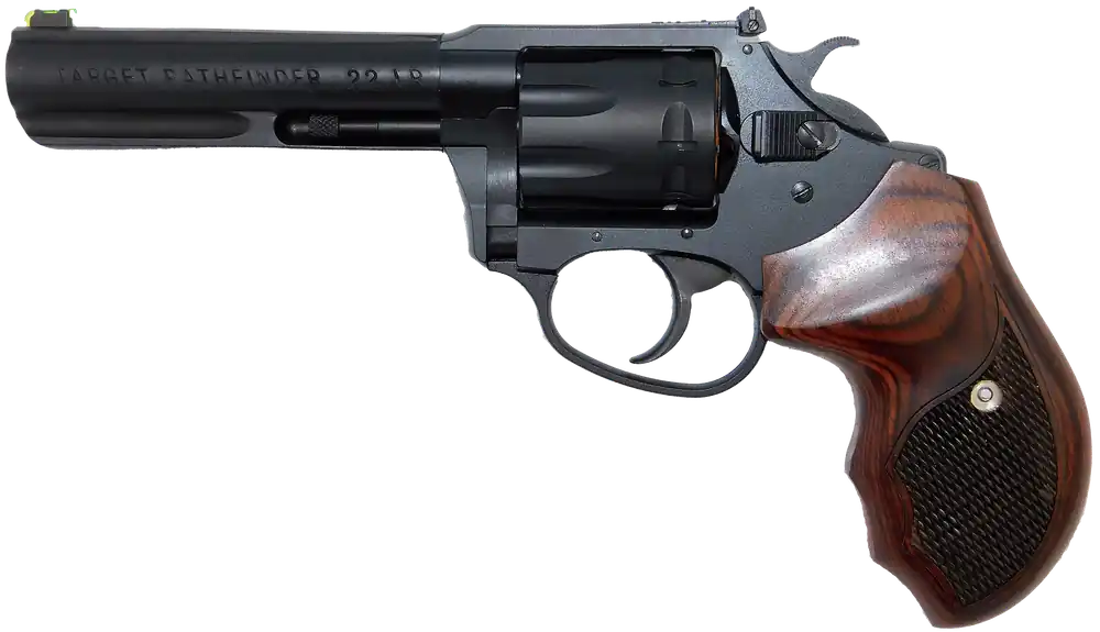 Charter Arms Pathfinder Target Lite .22 LR Revolver with Rosewood Grip