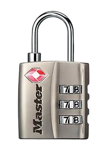 Resettable Nickel Steel Combination Lock - Master Lock 4680DNKL