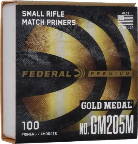 Federal Primers Small Rifle Gold Medal 5000 Pack Case