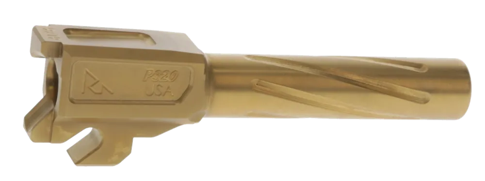 Precision Gold PVD Barrel for Sig P320 Carry - 9mm Luger, 3.90"