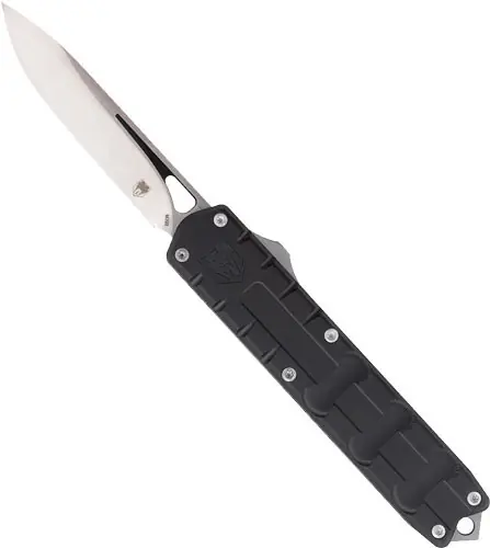 CobraTec Enforcer Black 3.25" M390 Drop Point OTF Knife