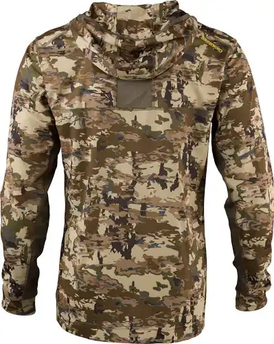 Browning Early Season Hooded 1/4 Zip LS Shirt - Auric XL