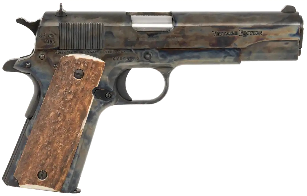 CNC Firearms Vintage 1911 Colt Limited Edition .45 ACP with Stag Grip