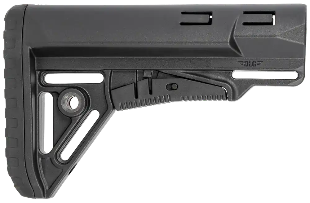 NcStar DLG-129 Sharp Mil-Spec Collapsible Stock - Black Synthetic