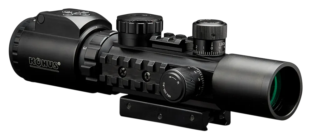 Konus 7170 KonusPro AS-34 2-6x28mm Scope with Dual Illuminated Mil-Dot Reticle and Bubble Level