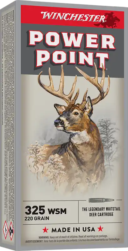 Winchester Ammo X325WSM Power-Point 220gr 20/Box 10/Case