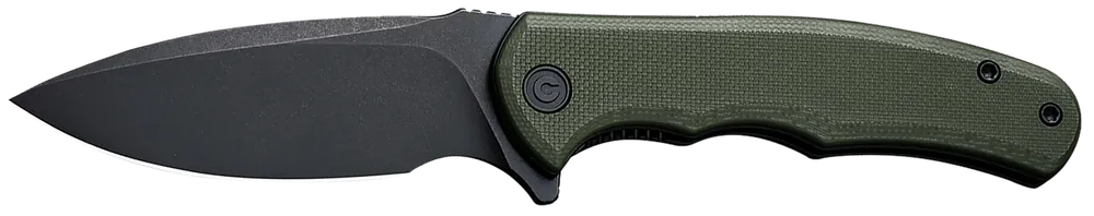 Civivi Praxis Mini Folding Knife with D2 Steel Blade and OD Green G10 Handle