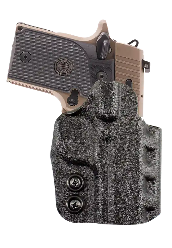 DeSantis Gunhide Cazzuto OWB Black Kydex Paddle Holster for Glock 17/17 Gen 5/22/31 - Right Handed
