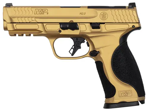 10-Shot Gold Cerakote S&W M&P9 M2.0 Metal 9mm 4.25"
