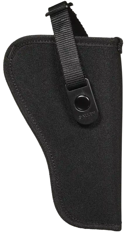 Allen 44802 Cortez Black Polyester OWB Holster for Medium-Large DA Revolver, Right Hand, Adjustable Strap & Belt Loop, Size 02
