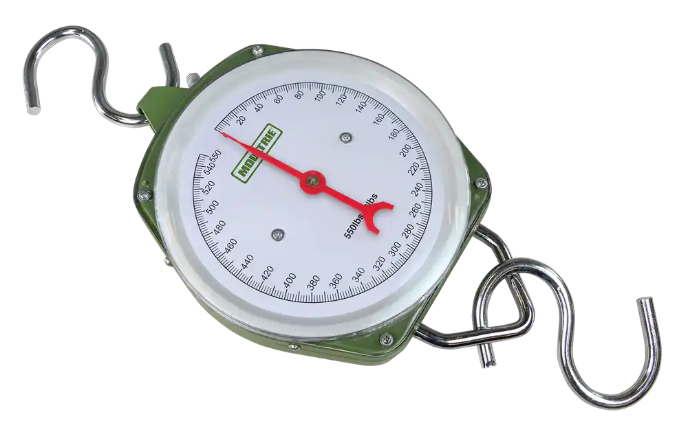 Moultrie Big Game Scale - White Steel, 550 lbs Capacity (Model MFA15007)