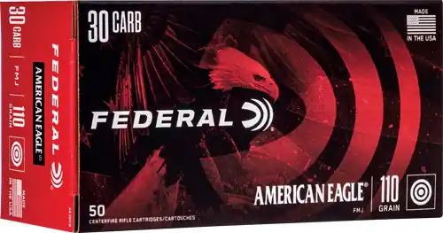 Federal American Eagle .30 Carbine 110 Grain FMJ 500 Rounds