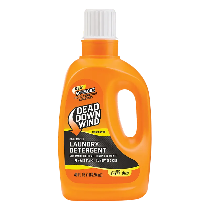 Dead Down Wind Unscented Laundry Detergent & Odor Eliminator, 40 oz Jug