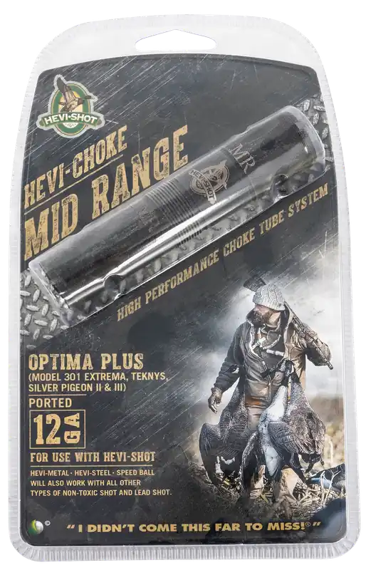HEVI-Shot 550124 Hevi-Choke Waterfowl Beretta Optima Plus 12 Gauge Mid-Range Ported Choke Tube