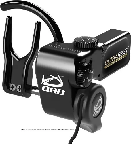 Black RHQAD Ultrarest MXT Micro Adjustment Arrow Rest