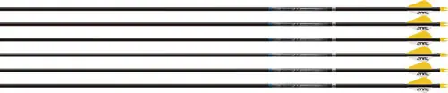 Easton Sonic 6.0 500 Arrows with 2" Bully Vanes - 6 Pack