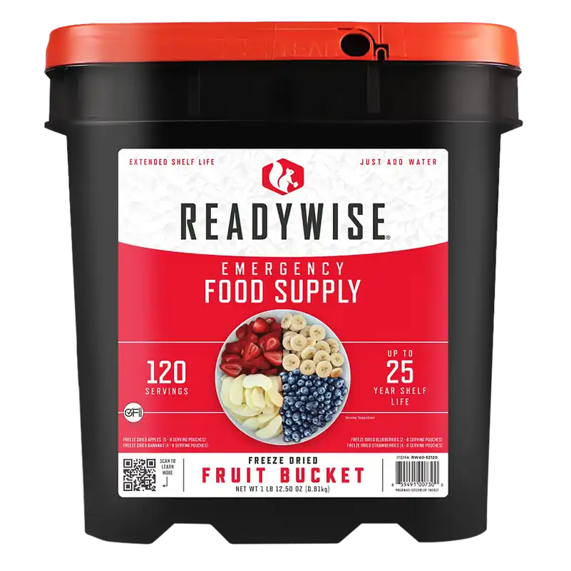 Wise Foods Emergency Freeze Dried Fruit - 120 Servings