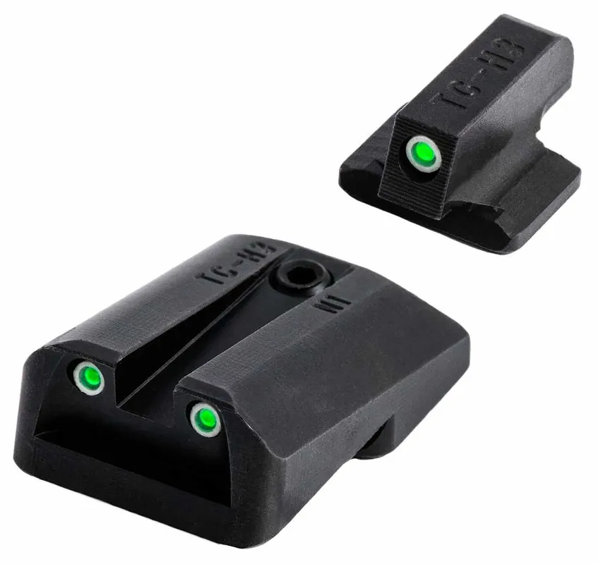 TruGlo Tritium Pro Night Sights - Green Tritium with White Outline Front & Rear Sights