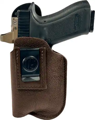 IWB Holster for Glock 21/29 in Brown Deer Hide, Left-Handed Model LH1791