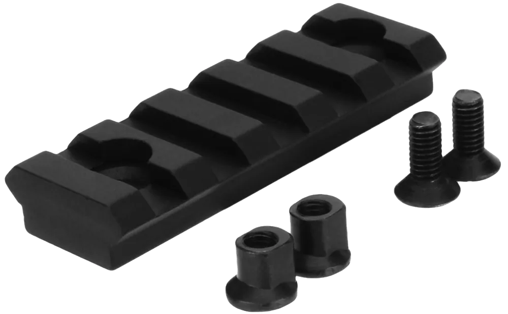 TacFire MAR101 2" KeyMod Picatinny Rail with 5 Slots - Black