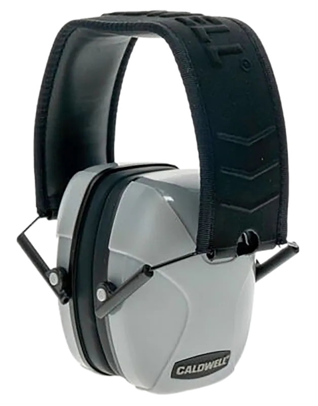 Caldwell 1103305 Low-Profile 24 dB Hearing Protection Muff - Gray/Black Adult