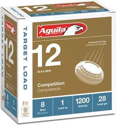 Aguila 12GA 2.75" Shotshell 1oz #8 250rd Case